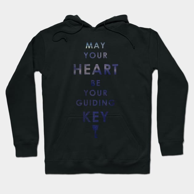 Kingdom Hearts - May your Heart be your Guiding Key Hoodie by GysahlGreens